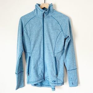 Outdoor Research Women’s Melody Full Zip Heather Blue Medium